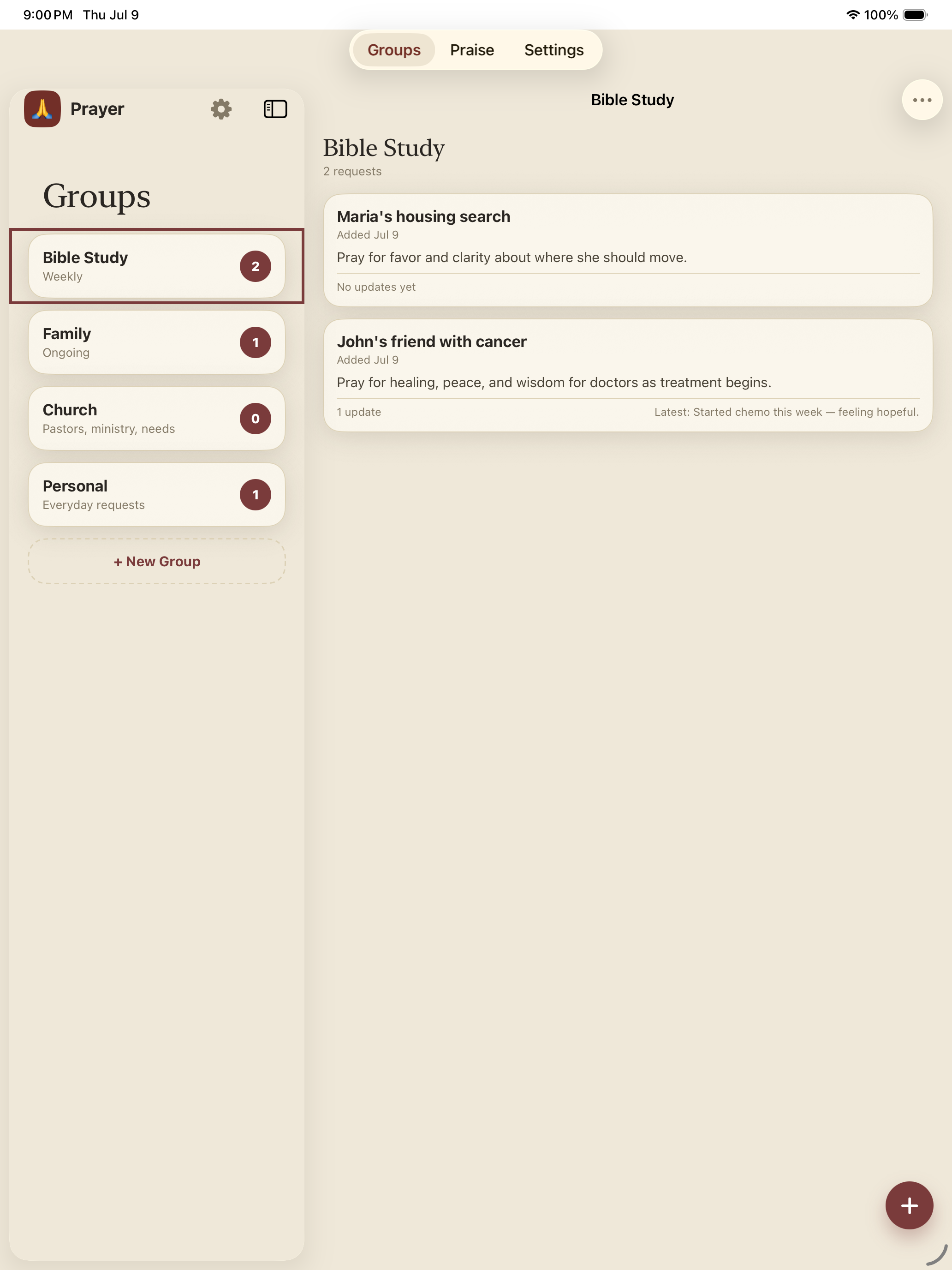 Prayer List App screenshot 7