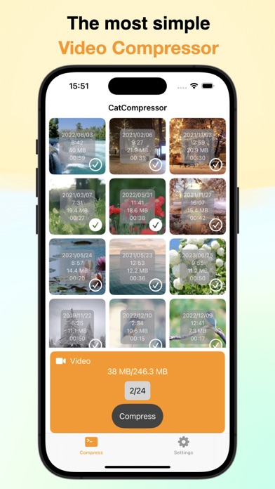 Screenshot 1 of CatCompressor App