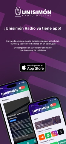 Unisimón Radio iPhone screenshot