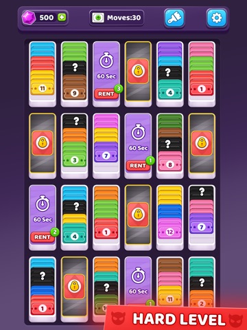 Stack Sort 3D: Merge Game iPad screenshot