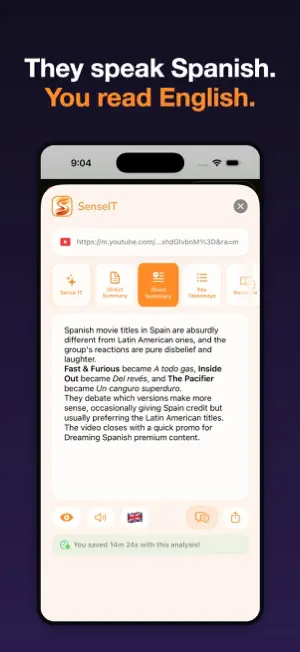 AI Video Summarizer: SenseIT screenshot 1