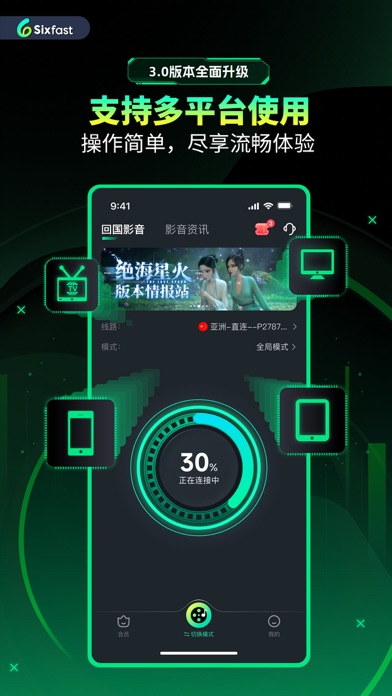 Sixfast-留学生华人回国玩游戏看剧听歌 Screenshot