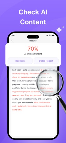 AI Text Detector & Humanizer Screenshot 2 of 4