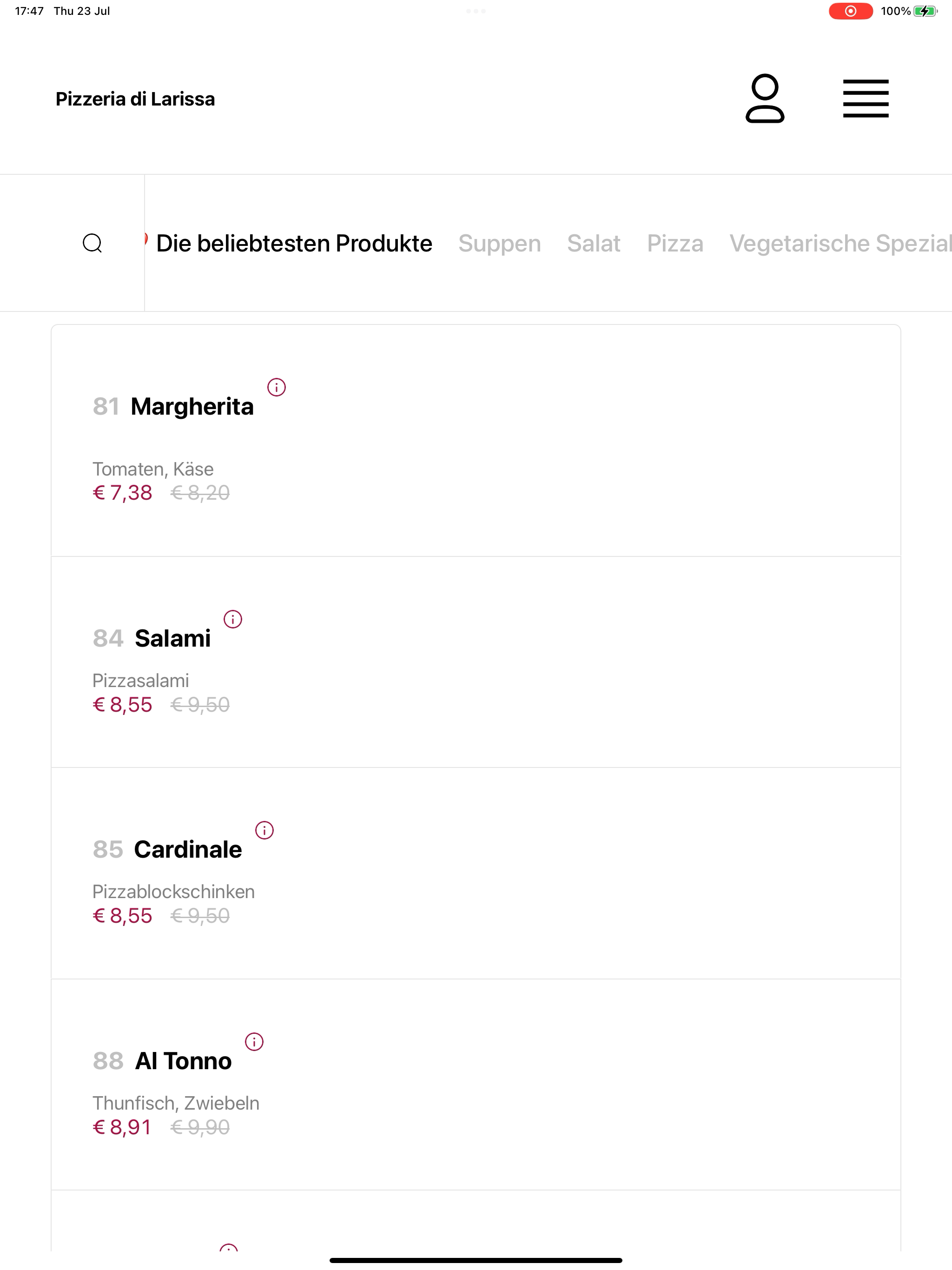 Pizzeria di Larissa screenshot 10