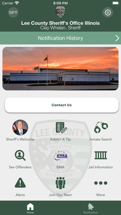 Lee County Sheriff Illinois Screenshot