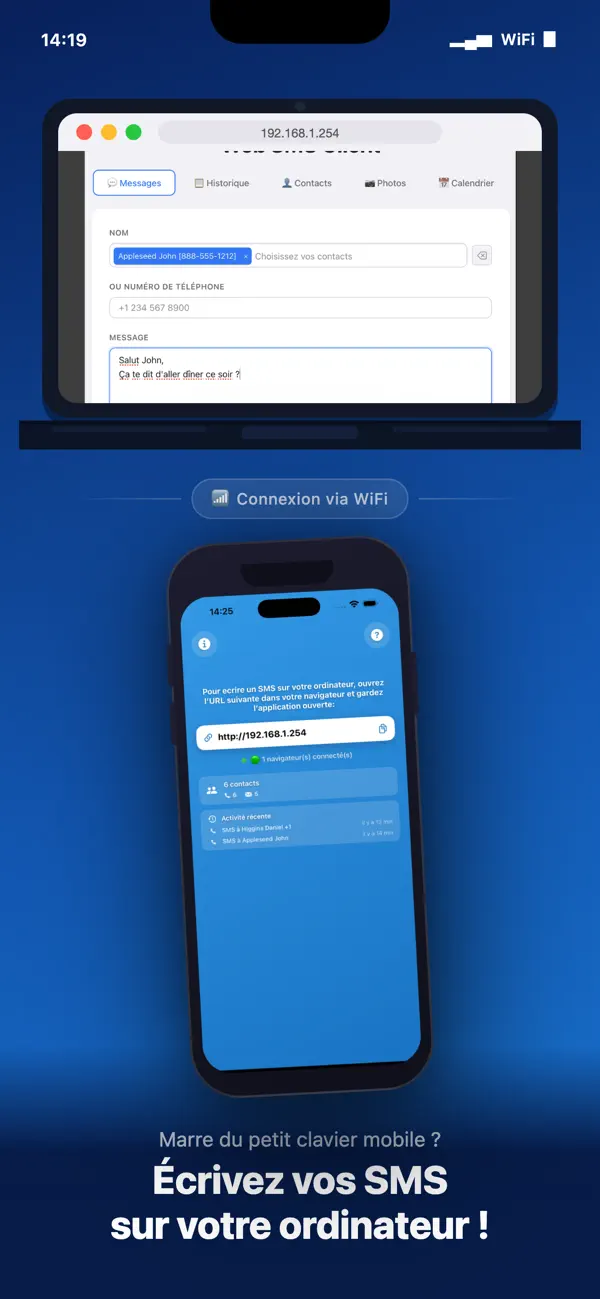 Screenshot #1 pour Web Browser SMS