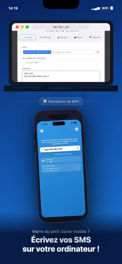 Capture d'écran de Web Browser SMS sur iPhone 1