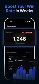 Runout Poker Trainer GTO Coach screenshot