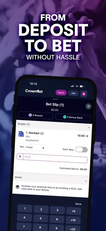 CrownBet - Sports Betting App screenshot 3 of 8