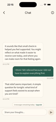 Maum Journal iPhone screenshot