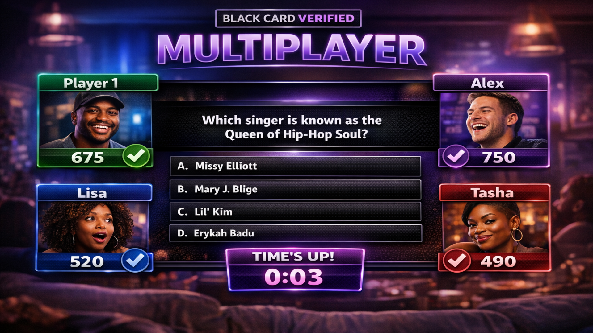 Black Card: Trivia, Rap Train