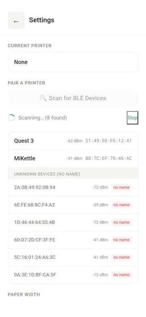 Apex ESC/POS screenshot 2