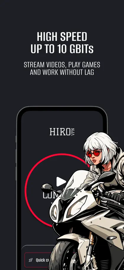 Captura de tela 3 de 6 de HiroVPN – Fast VPN Proxy