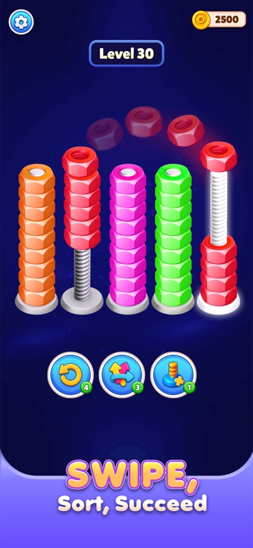 Nut Sort 3D: Color Match screenshot 4