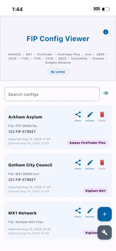 FIP Config Viewer screenshot 1 of 8