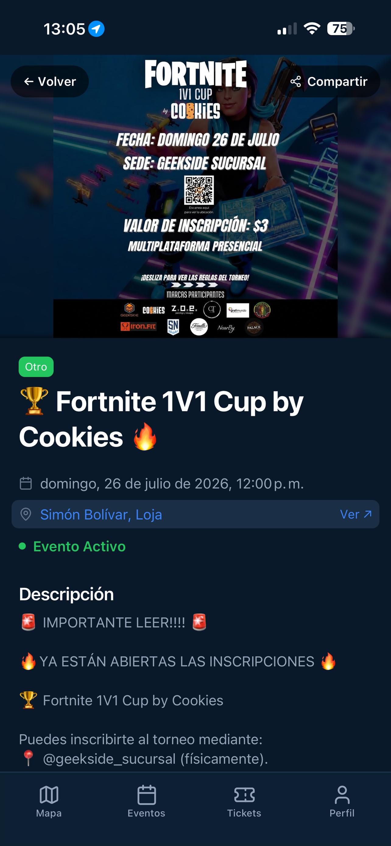 NearBy Events Ec screenshot 3