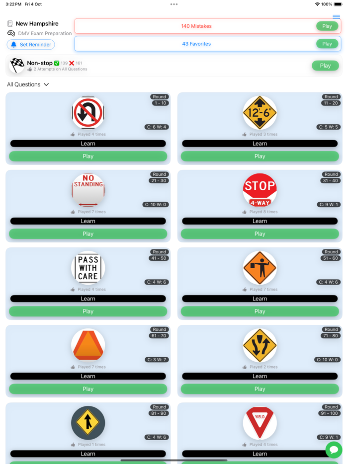 New Hampshire DMV test 2025