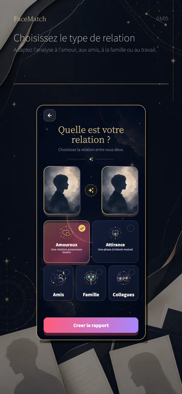 Screenshot #3 pour VisageMatch Rapport