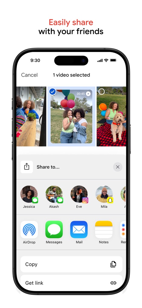 Google Photos: Backup & Edit - Effortless Sharing Options
