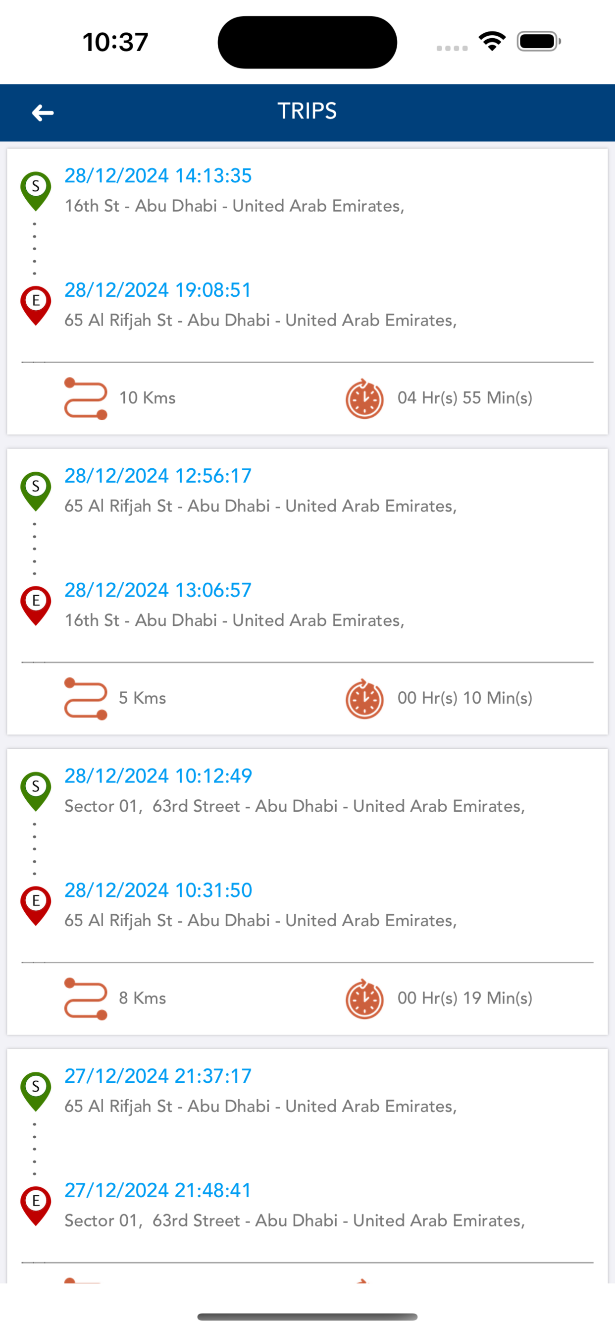 QAT GPS Tracking screenshot 3