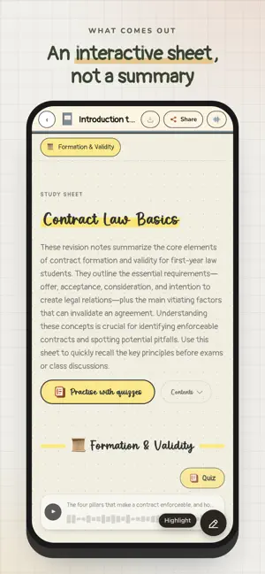 Studizy: AI Study Sheets screenshot 2