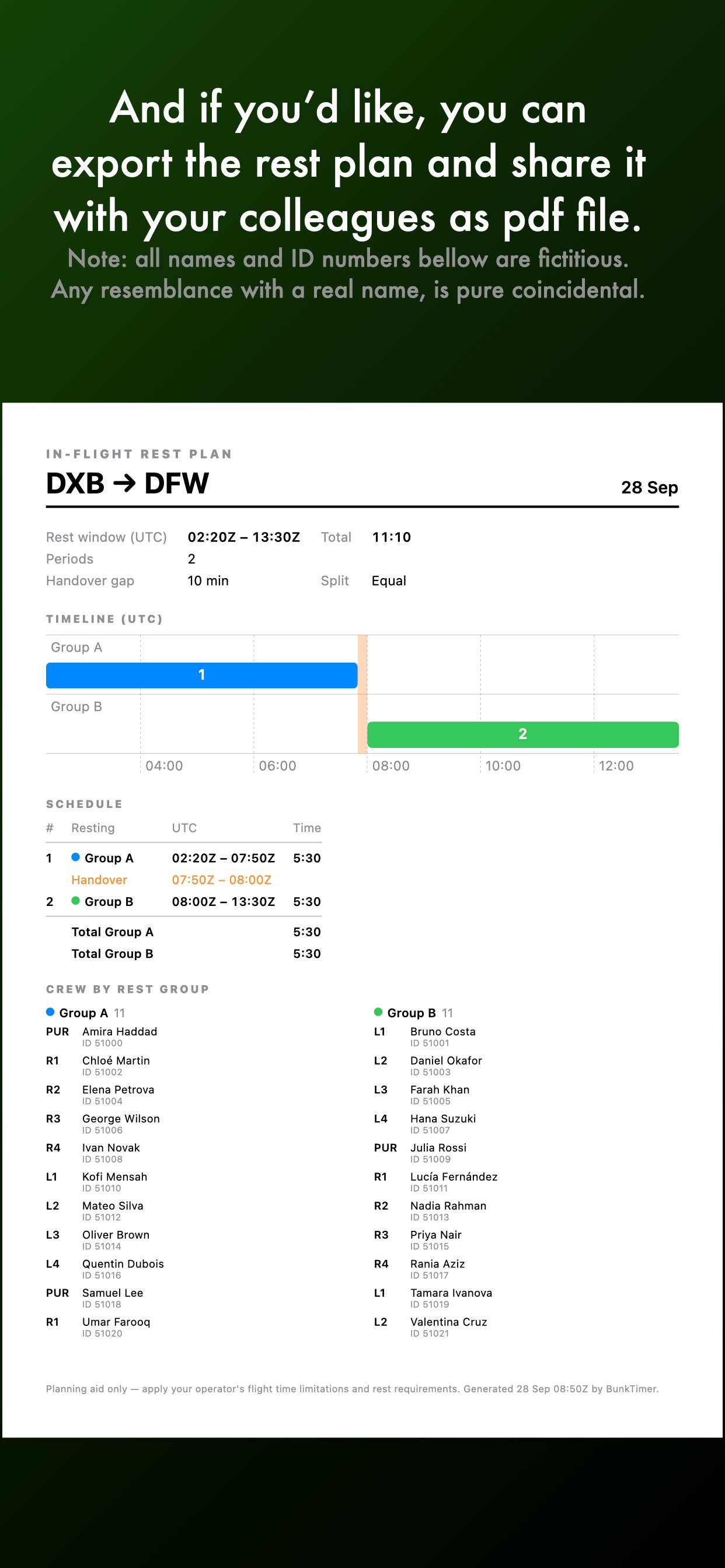 Screenshot 6 of BunkTimer