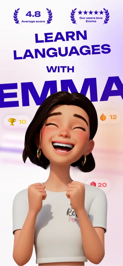 Emma: Learn Languages screenshot 1
