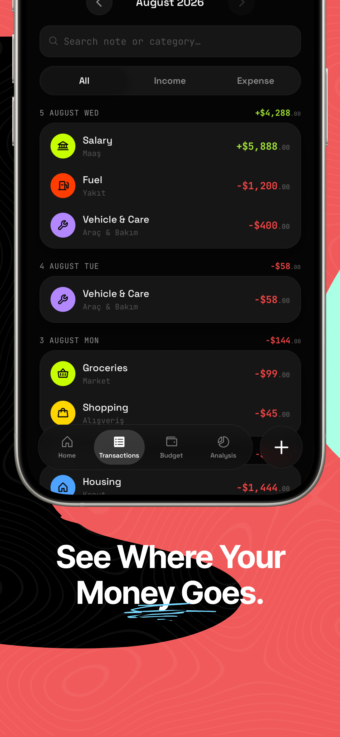 Moniy: Budget Tracker screenshot 7