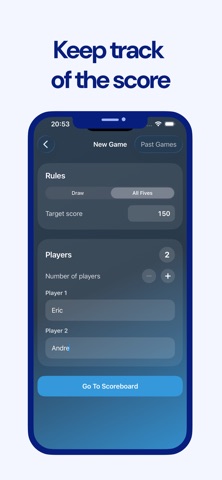 Domino Score iPhone screenshot