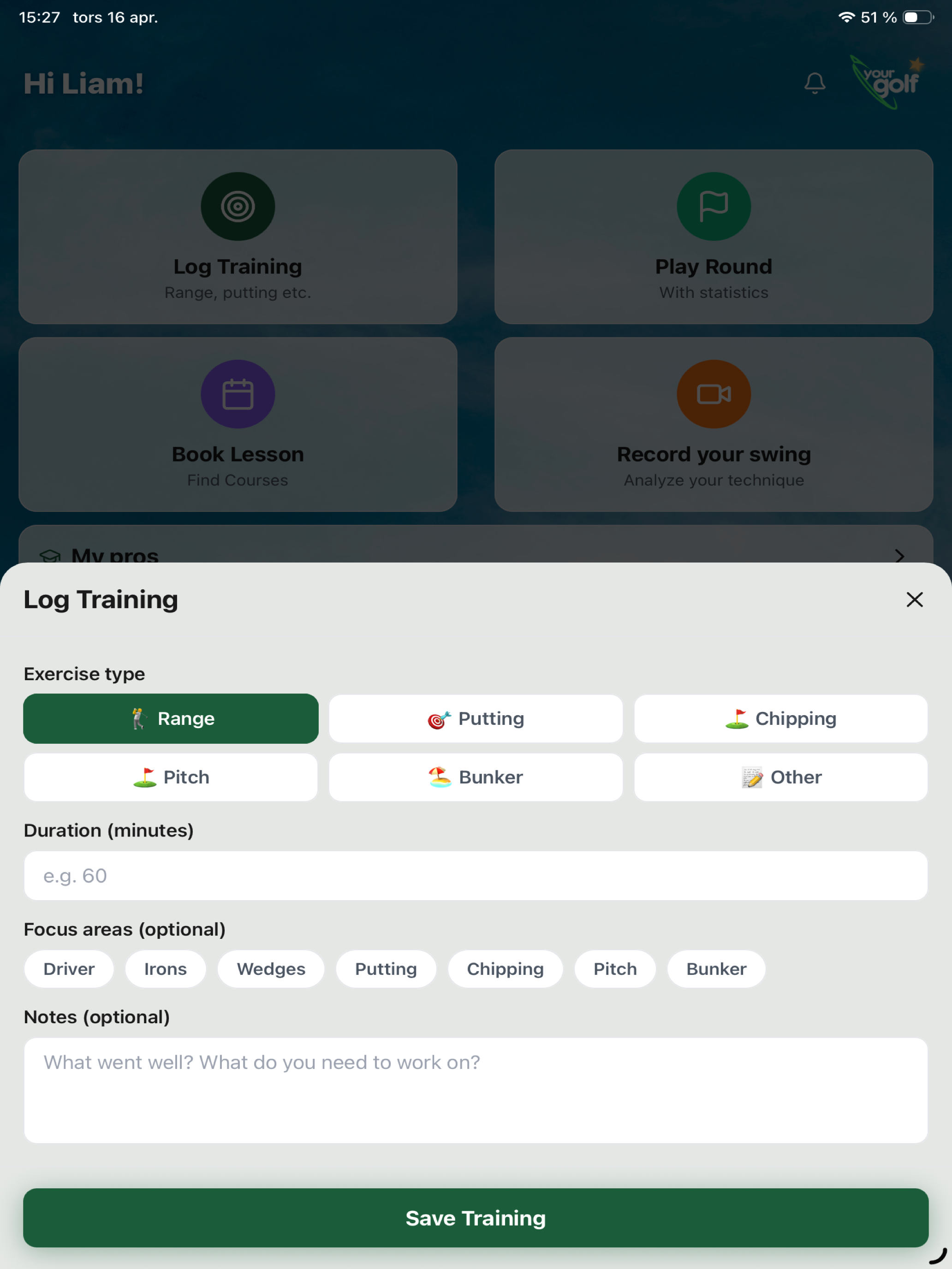 YourGolf screenshot 7