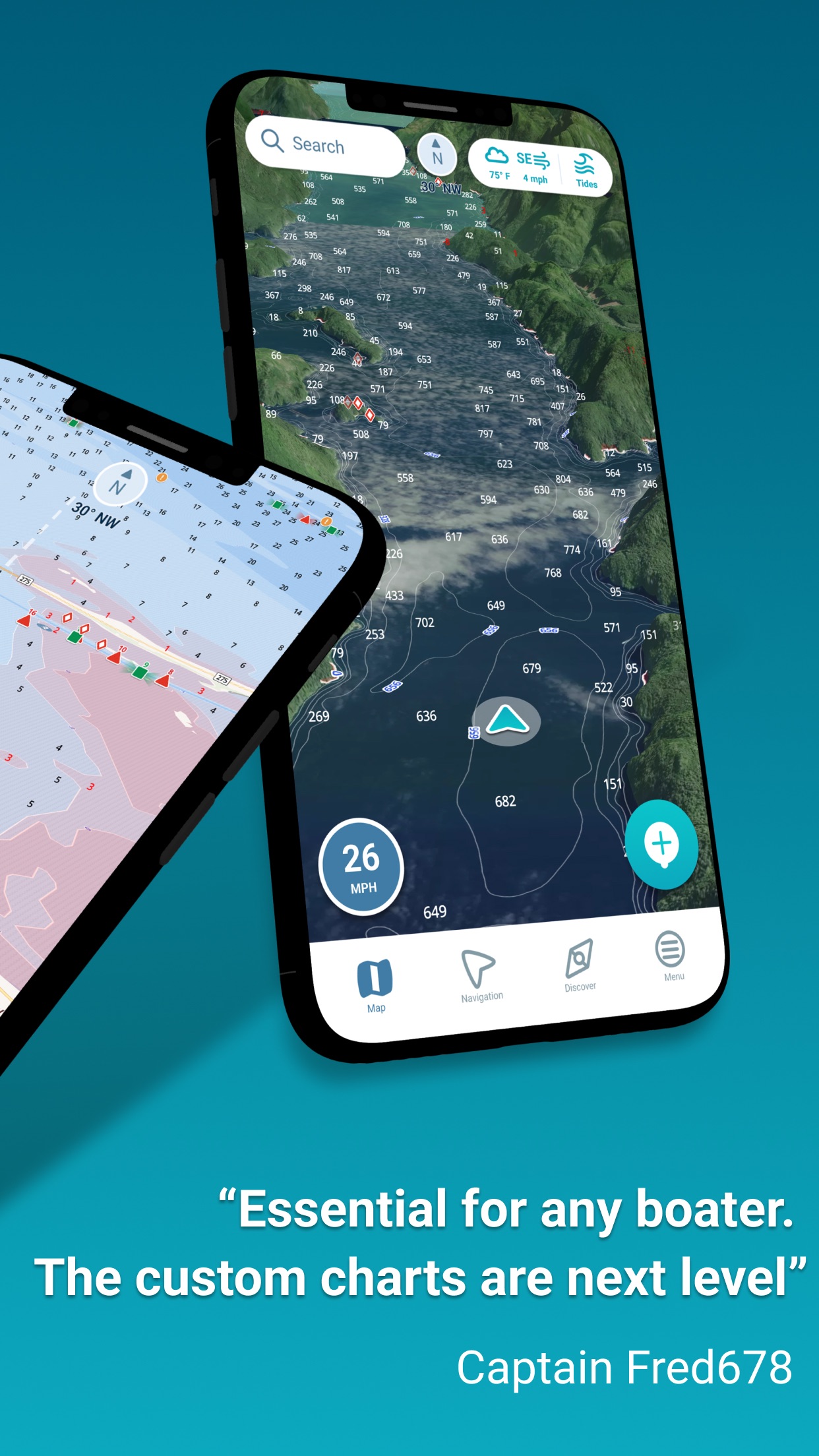 Wavve Boating: Marine Boat GPS screenshot 2
