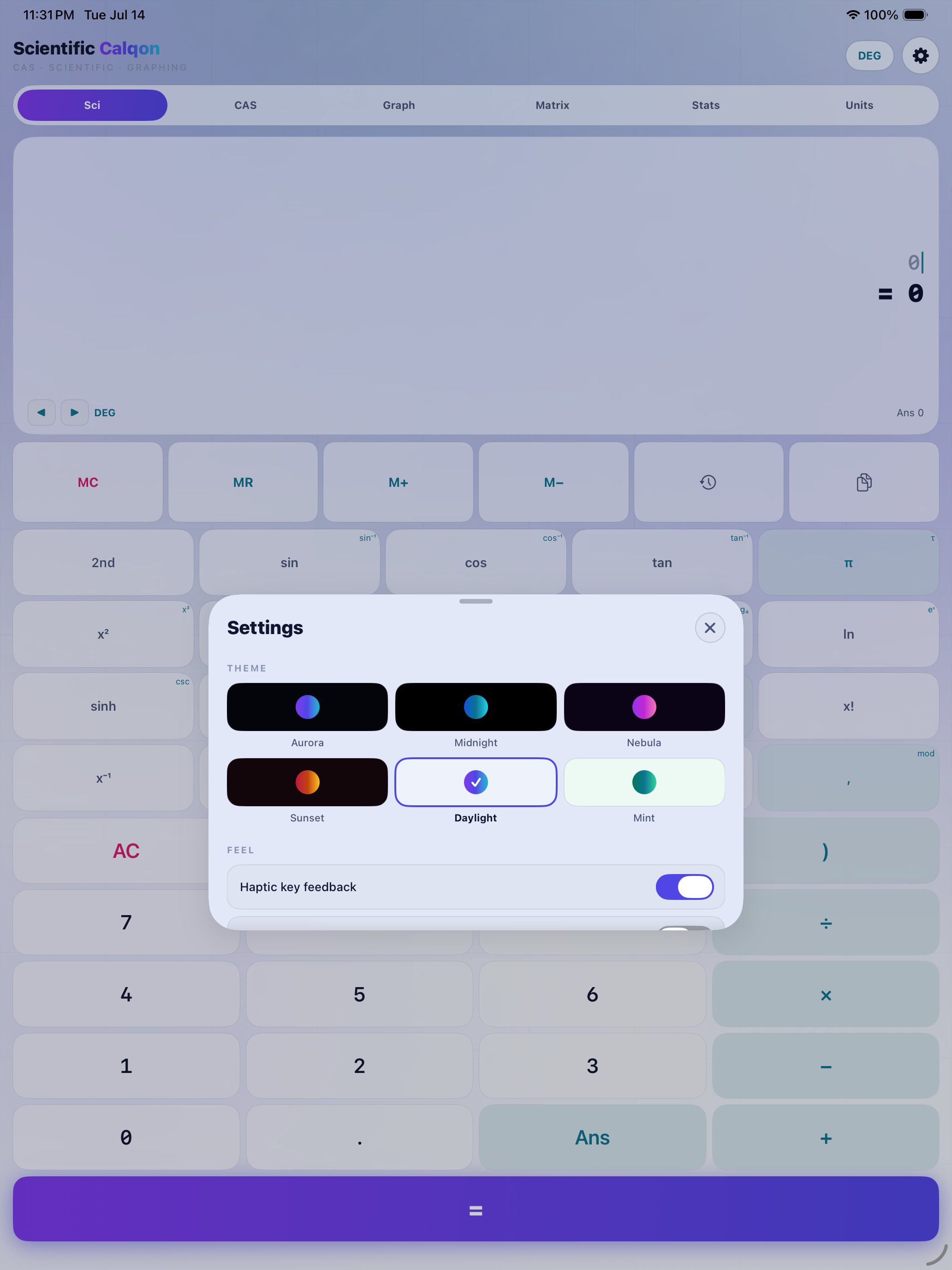 Scientific Calqon screenshot 12