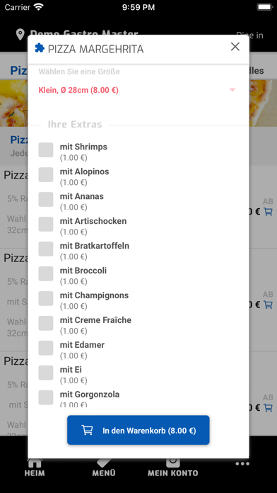 Gastro Master App Screenshot