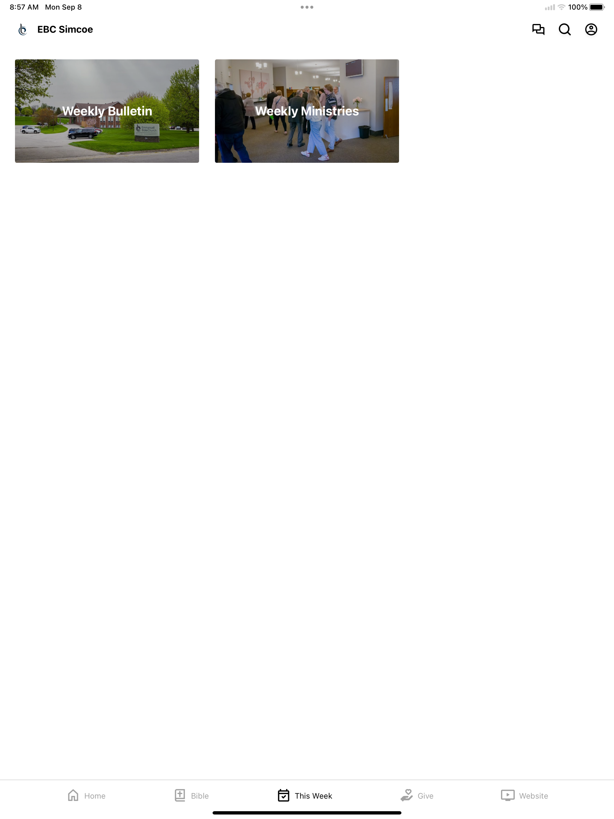 Emmanuel Bible Church, Simcoe screenshot 5