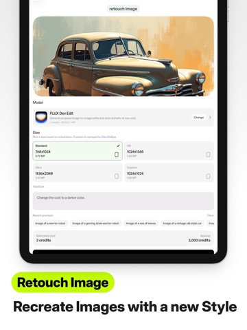 AI Art Generator - Pixa iPad screenshot