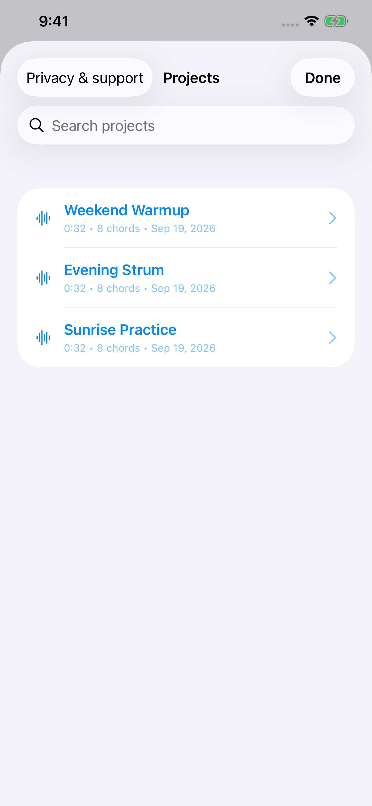 Screenshot 3 of Chord Finder: Song Practice