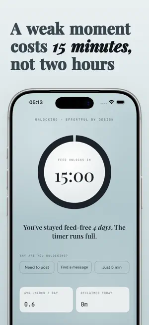 Unfeed: Scroll Blocker screenshot 2