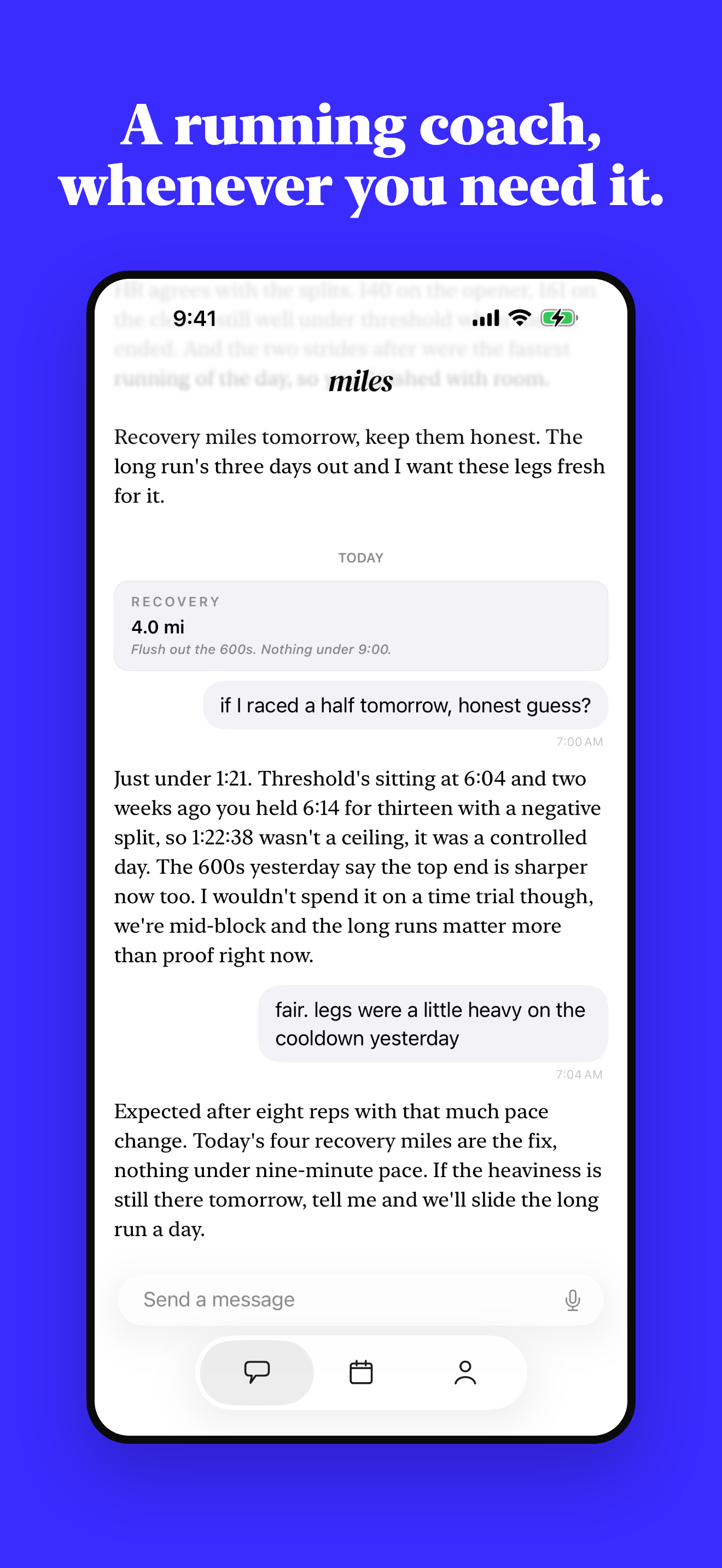 Miles: Your Running Coach screenshot 2
