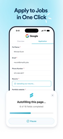 Simplify – AI Job Search Screenshot 3 of 5