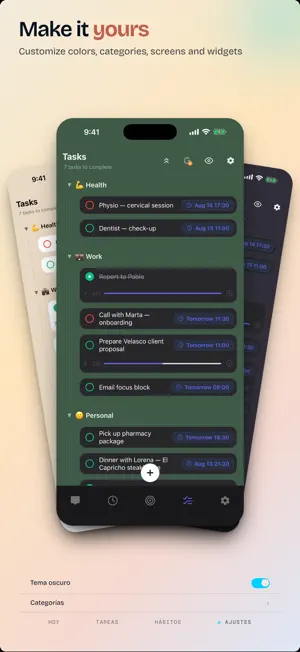 2brain: Tasks, Habits & AI screenshot 3