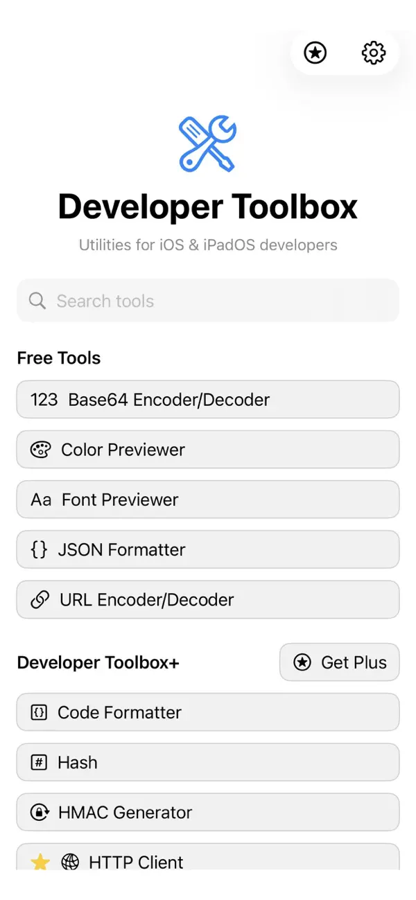 #1. Developer Toolbox (iOS) 由: Marius Tanko