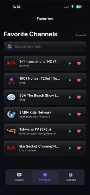 IPTV Smarters Pro Live Player screenshot 2