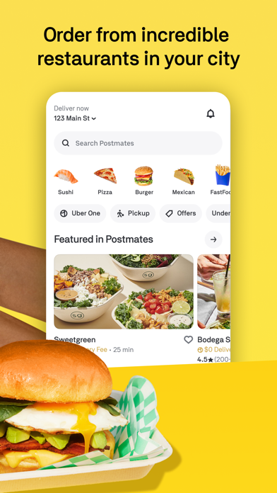 Screenshot 3 of Postmates - Food Delivery App