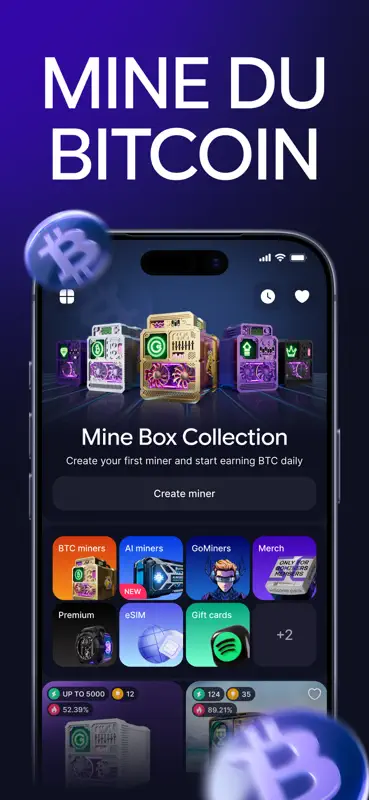 GoMining - BTC Mining screenshot 1 of 6