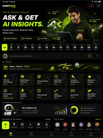 AskKick AI: Football Insights iPad screenshot