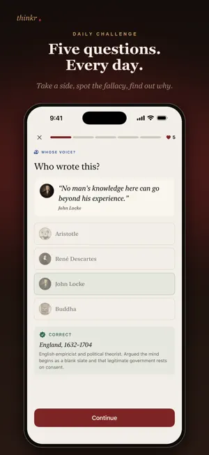thinkr: Philosophy & Stoicism screenshot 2