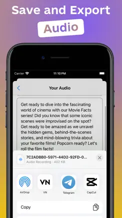 My Voice - Text To Speech iPhone image 3