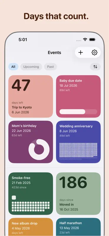 Days Anchor - Countdown Events screenshot 4 of 4