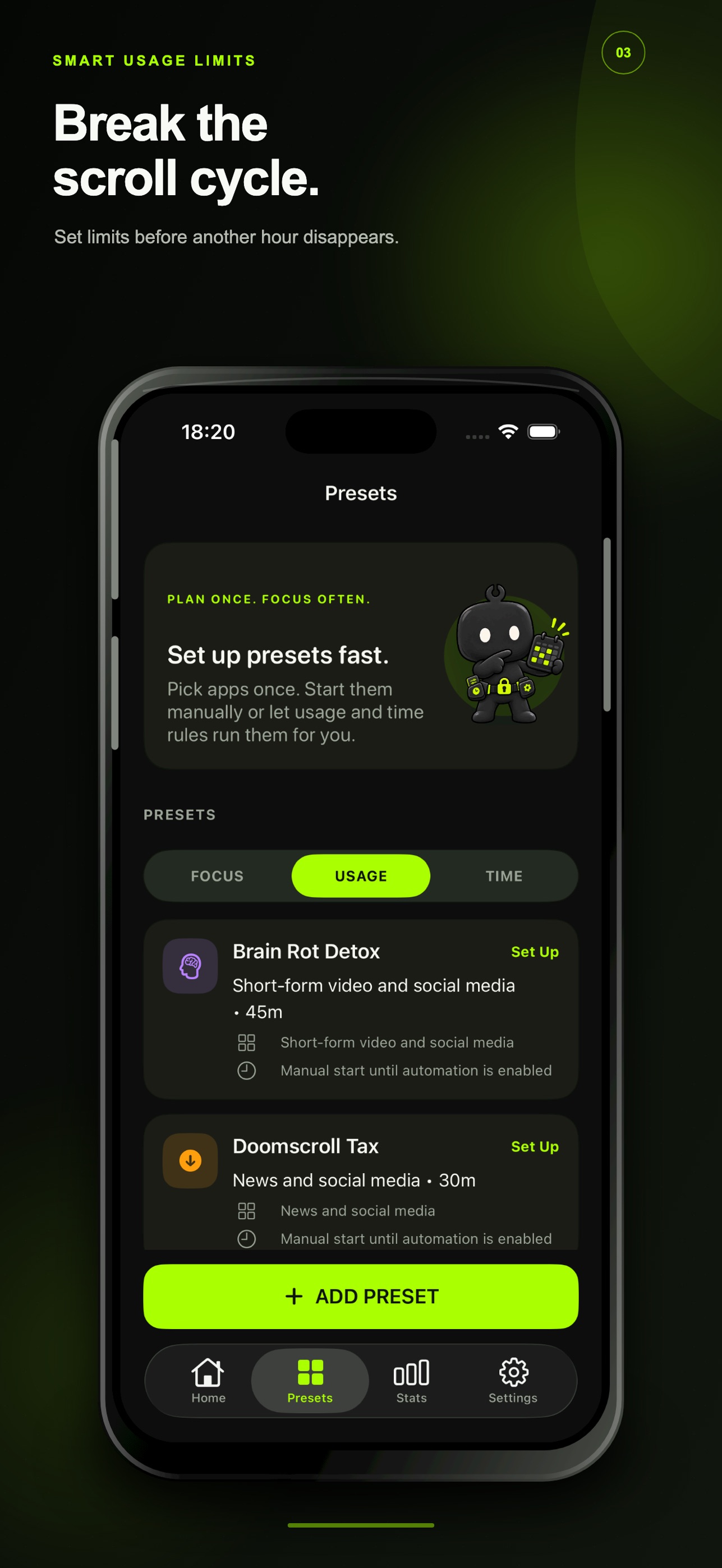 Screenshot 3 of Mind Mute: Focus App Blocker