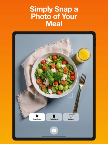 AI Calorie Tracker FoodScanAI iPad screenshot